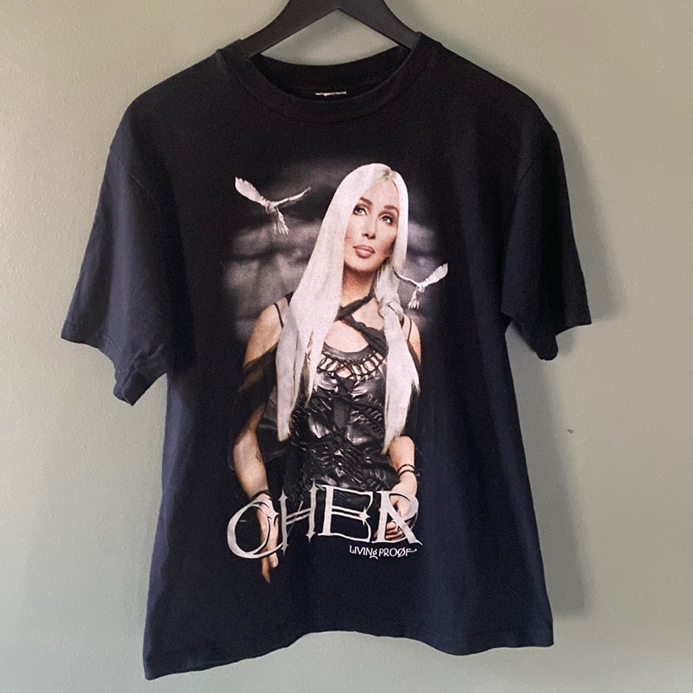 Cher living proof 2002 farewell tour concert t-shirt size medium